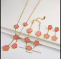 Neclass+bracelet+earrings